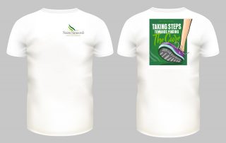 Saint Simeon's walk t-shirt design