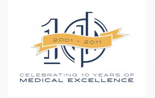 Oklahoma Surgical Hospital 10th Anniversary Logo