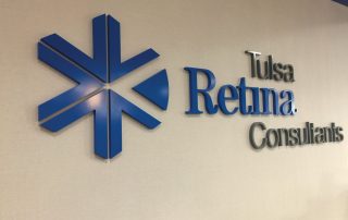 Tulsa Retina Consultants interior signage