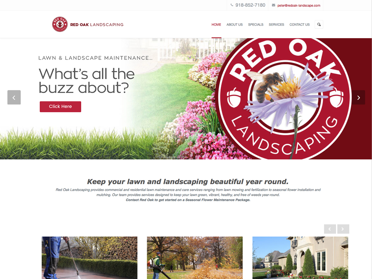 Red Oak Landscaping Website
