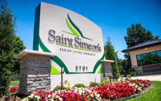 Saint Simeon's Entrance Signage