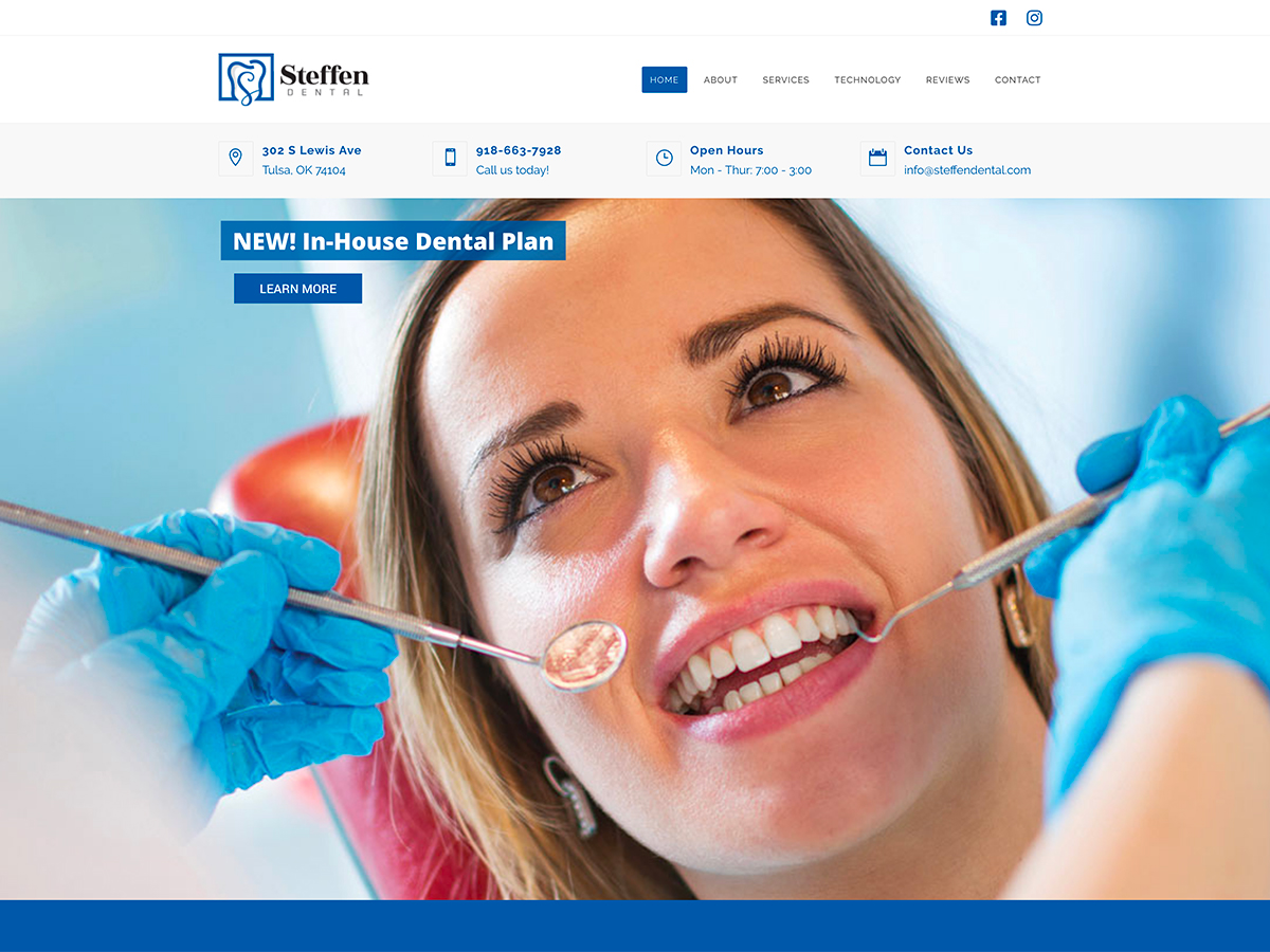 Steffen Dental Website